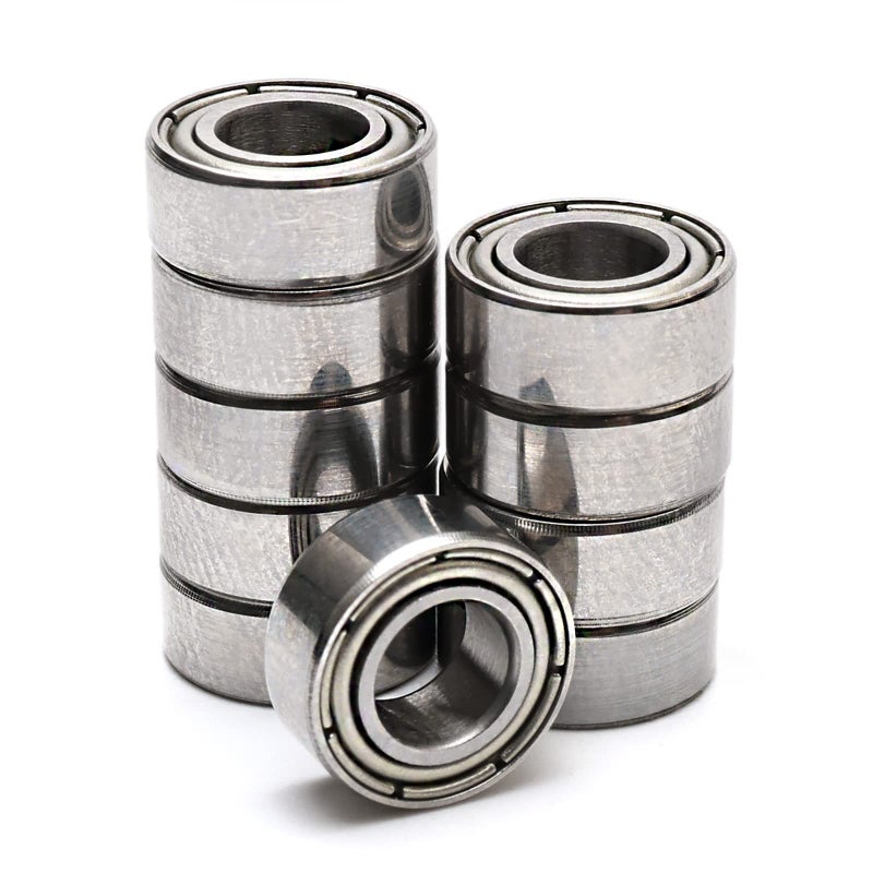 JIUWU 5x10x4mm Miniature Deep Groove Ball Bearing Skateboard Bearings MR105ZZ L-1050ZZ Pack of 10 - Image 5
